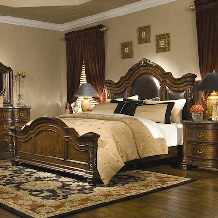 Mansion Headboard and Footboard Bed.